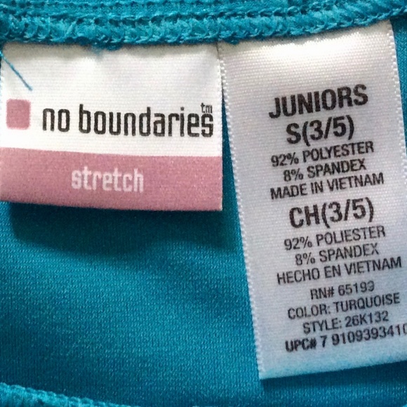 Teal Blue Flowy Asymmetric Hemline Sleeveless Top/Blouse - Picture 5 of 5